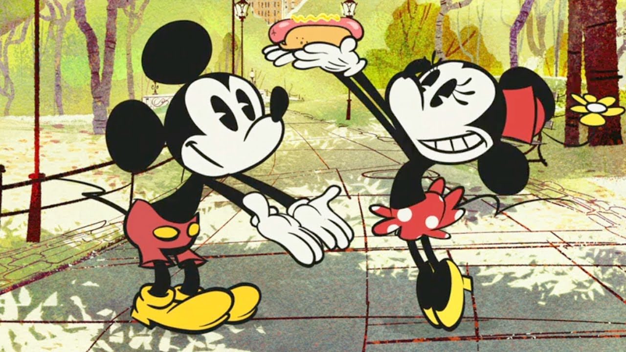 การผลิตการ์ตูนอนิเมชั่น mickey-mouse