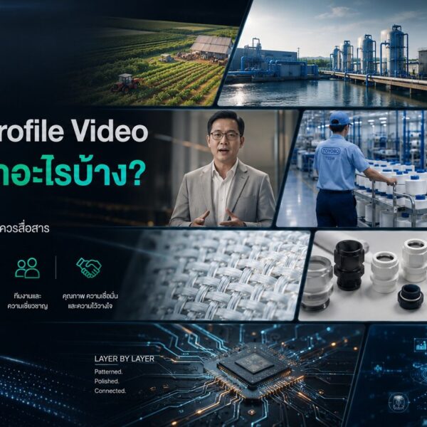 Company Profile Video ควรมีเนื้อหาอะไรบ้าง? 7 ส่วนสำคัญที่องค์กรควรเตรียม